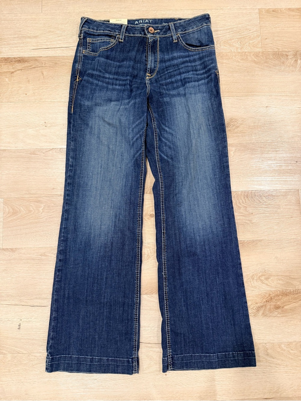 Ariat Women's Dark Wash Wide Leg Jeans